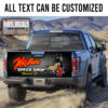 Personalized Lone Wolf Lettering Truck Tailgate Decals 11139