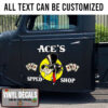 Personalized Lone Wolf Speed Shop Sticker 10912