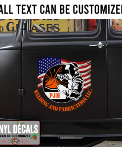 Personalized Usa Patriot Welder Sticker 11078