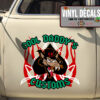 Personalized Lone Wolf V8 Sticker 11528
