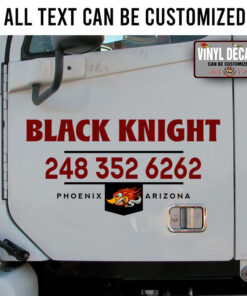 Personalized Usdot Trucking Pinstriping Sticker 11099