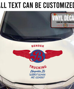 Personalized Usdot Trucking Sticker 10930