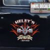 Personalized V8 Hot Rod Garage Lettering Vinyl Sticker 10693