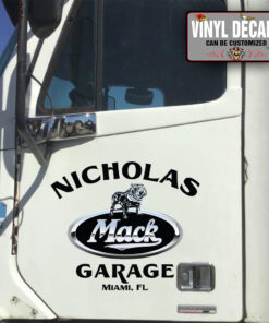 Personalized Mack Truck Emblem Sticker 11277
