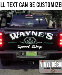 Personalized V8 Pinstriping Lettering Truck Tailgate Decals 11131