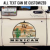 Personalized Mexican Lettering Sticker 11551