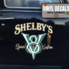 Personalized V8 Speed And Custom Lettering Sticker 11336