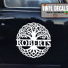 Personalized Monogram Vinyl Sticker 10609