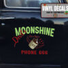 Personalized Moonshine Corn Liquor Lettering Vinyl Sticker 10421