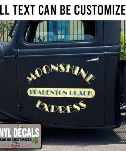 Personalized Moonshine Express Sticker 10991