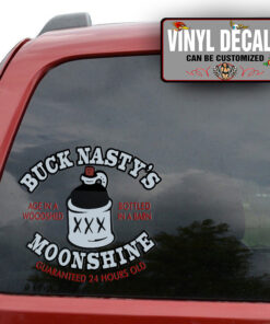 Personalized Moonshine Lettering Sticker 10958