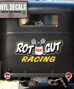 Personalized Moonshine Racing Lettering Vinyl Sticker 10433