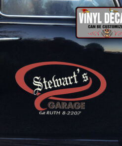 Personalized Vehicle Lettering Company Name Hand Paint Style Sticker 12136