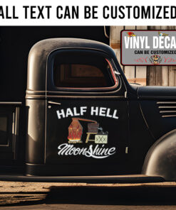 Personalized Moonshine Sticker 11884