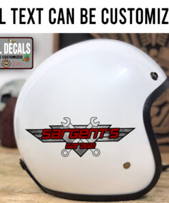 Personalized Vehicle Lettering Garage Sticker 12100