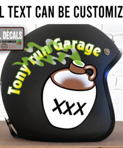 Personalized Moonshine Xxx Motorcycle Helmet Sticker 11803