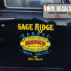 Personalized Mopar Garage Sticker 12072