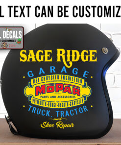 Personalized Mopar Garage Sticker 12072