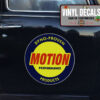 Personalized Motion Performance Hot Rod Sticker 11443