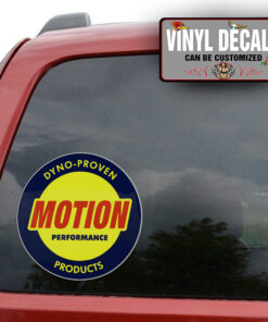 Personalized Motion Performance Hot Rod Sticker 11443