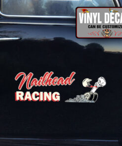 Personalized Vehicle Lettering Racing Sticker 10982