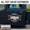 Personalized Vehicle Lettering Vinyl Sticker 10818