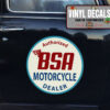 Personalized Motorcycle Dealer Vinyl Sticker 10781