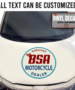 Personalized Motorcycle Dealer Vinyl Sticker 10781