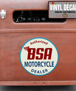 Personalized Motorcycle Dealer Vinyl Sticker 10781