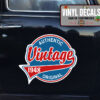 Personalized Vintage Authentic Original Vinyl Sticker 10524
