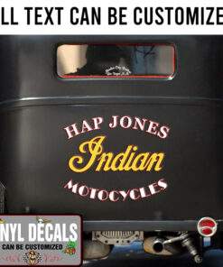 Personalized Motorcycle Shop Sticker 10957