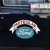 Personalized Vintage Ford Lettering Sticker 11429