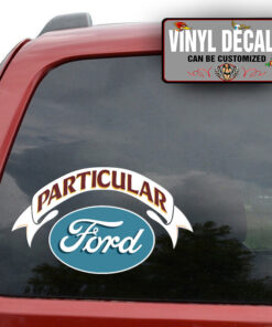 Personalized Vintage Ford Lettering Sticker 11429