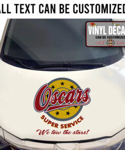 Personalized Vintage Garage Lettering Sticker 11453