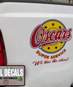 Personalized Vintage Garage Lettering Sticker 11453