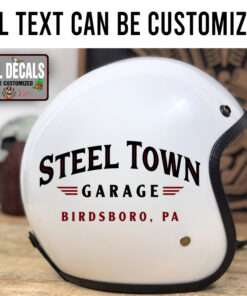 Personalized Vintage Garage Lettering Sticker 11907