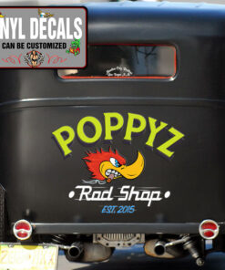 Personalized Mr Horse Power Hot Rod Lettering Vinyl Sticker 10486