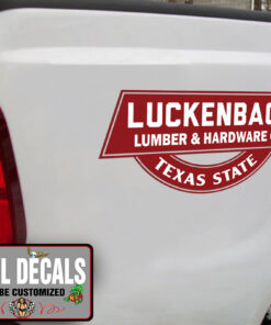 Personalized Vintage Hot Rod Art Sticker 11462