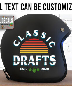 Personalized Vintage Hot Rod Garage Sticker 12071