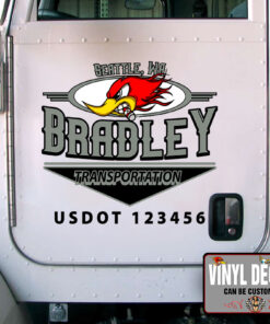 Personalized Mr Horse Power Trucking Company Sticker 11157