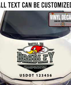 Personalized Mr Horse Power Trucking Company Sticker 11157