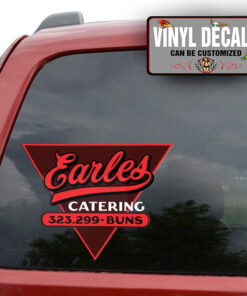 Personalized Vintage Hot Rod Lettering Sticker 11309