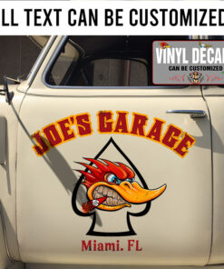 Personalized Mr Horsepower Ace Hot Rod Sticker 11529