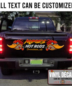Personalized Mr Horsepower Company Name Truck Tailgate Decals 11130