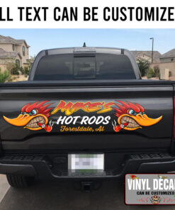 Personalized Mr Horsepower Company Name Truck Tailgate Decals 11130