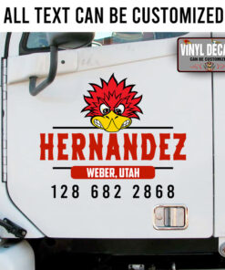 Personalized Mr Horsepower For Car Door Sticker 11166