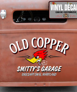 Personalized Mr Horsepower Garage Lettering Vinyl Sticker 10339