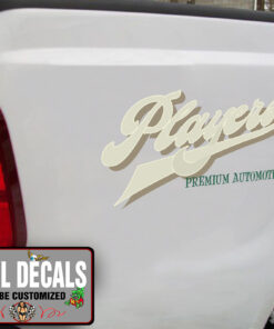 Personalized Vintage Lettering Sticker 11775