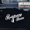 Personalized Vintage Lettering Vinyl Sticker 10439