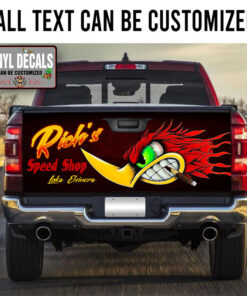 Personalized Mr Horsepower Hot Rod Bird Truck Tailgate Decals 11141